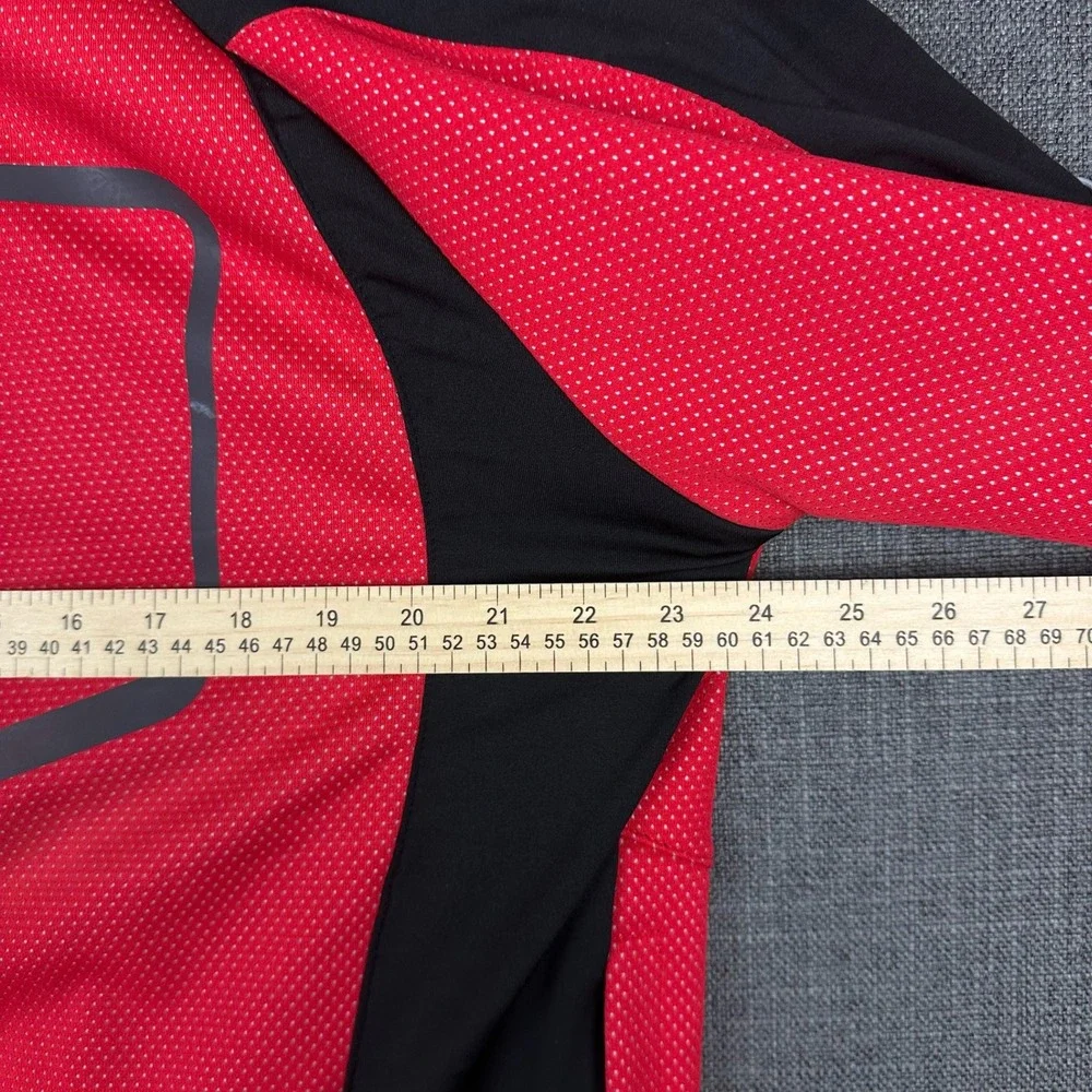 ARSUXEO XXL Track Jacket‎ Full Zip Activewear Running Red Black